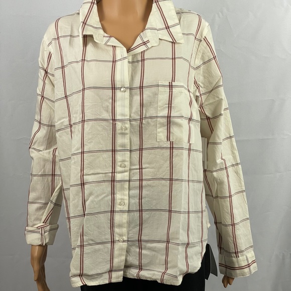 Plaid Long Sleeve Cotton Button Up Shirt
B… - Picture 2 of 6